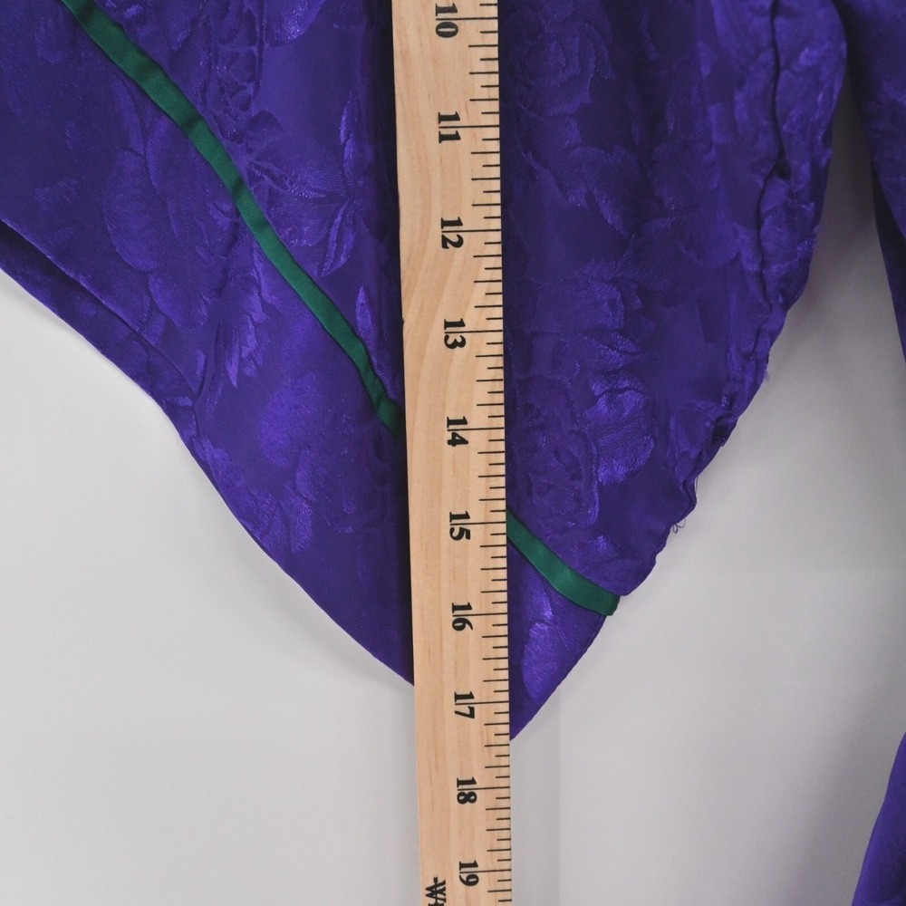 Victorias Secret Gold Label Floral Robe Womens Size OS Purple Vintage Y2K Kimono - Picture 6 of 15